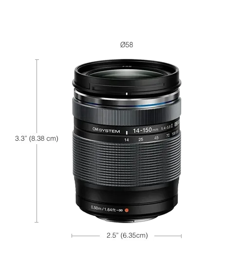 Buy M.Zuiko Digital ED 14-150mm F4.0-5.6 II OM From OM Buy M.Zuiko Digital ED 14-150mm F4.0-5.6 II OM From OM